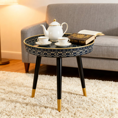 Table de bout avec plateau à 3 pieds