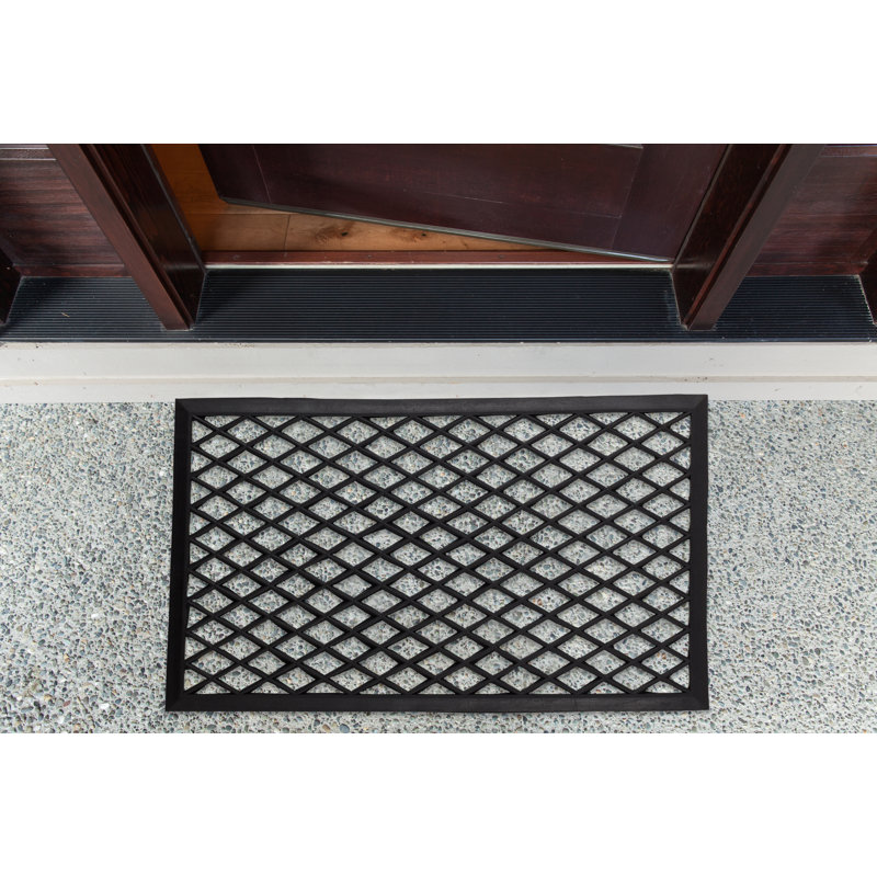 Kaylene Non-Slip Geometric Indoor/Outdoor Doormat