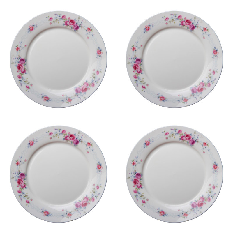  Grace's Tea Ware Bone China Rose 8" Dessert / Salad Plate