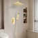 1-Spray Patterns 16 In. Ceiling Mount Dual Fixed And Handheld Shower Head 2.5 GPM