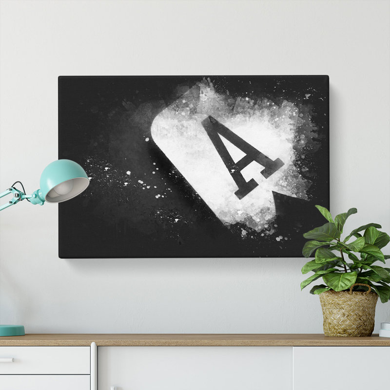 The Ace of Spades - Wrapped Canvas, 35cm H x 50cm W x 3cm D