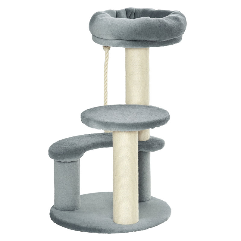 65cm H Cat Tree, Grey