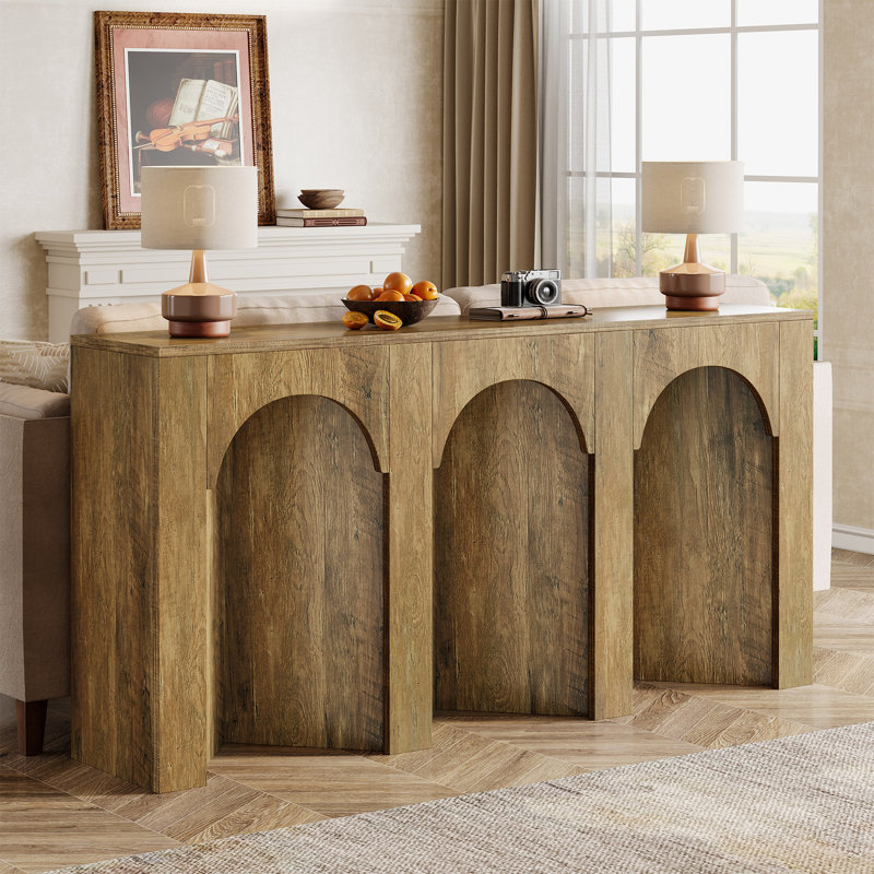 Millwood Pines 63 Inch Long Console Table, Entryway Table for Entrance ...