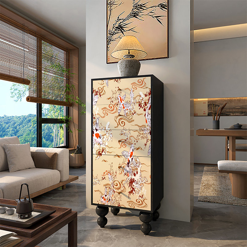 Armoire décorative de salon à tiroirs universels