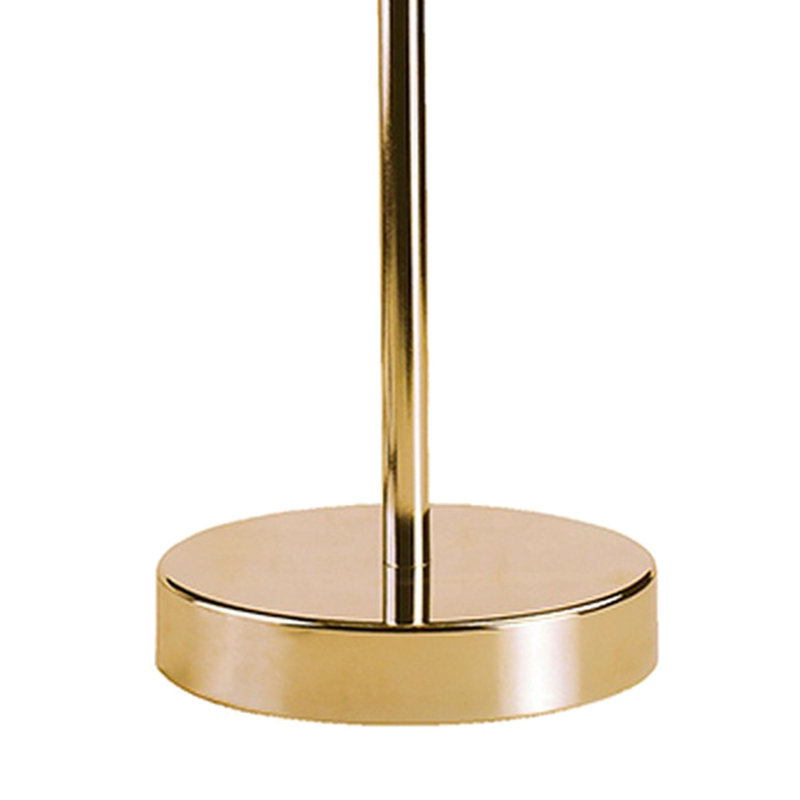 Mclea Bedside Table Lamp, Gold, 20.25'' H x 8'' W x 8'' D