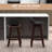 Swivel Counter Stool with Solid Wood Frame