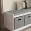 Phinneaus Linen Upholstered Storage Bench-1364572764