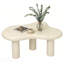 Table basse Cloud, table basse en bois pour le salon, tables d'appoint avec 3 pieds, petites tables à thé pour le balcon, le patio, la chambre à coucher