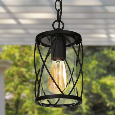 Luminaire suspendu d'extérieur 1 lumière Ezquiel