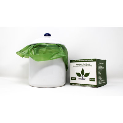 Mogalixe Compostable 2.6-Gal. Trash Bag