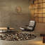 Amur Rug Round - Caramel-1199369250