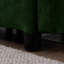 105" Modular Sectional Couch,Upholstered Soft Chenille Fabric Sofa,3 Seater With Ottoman L Shape Sofa Green-1931932734