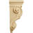 3 1/2"W x 3"D x 7"H Small Traditional Corbel, Alder-58865091