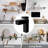 Floating Shelf Brackets Set Of 2, Glass & Wood Shelf Support Clips
