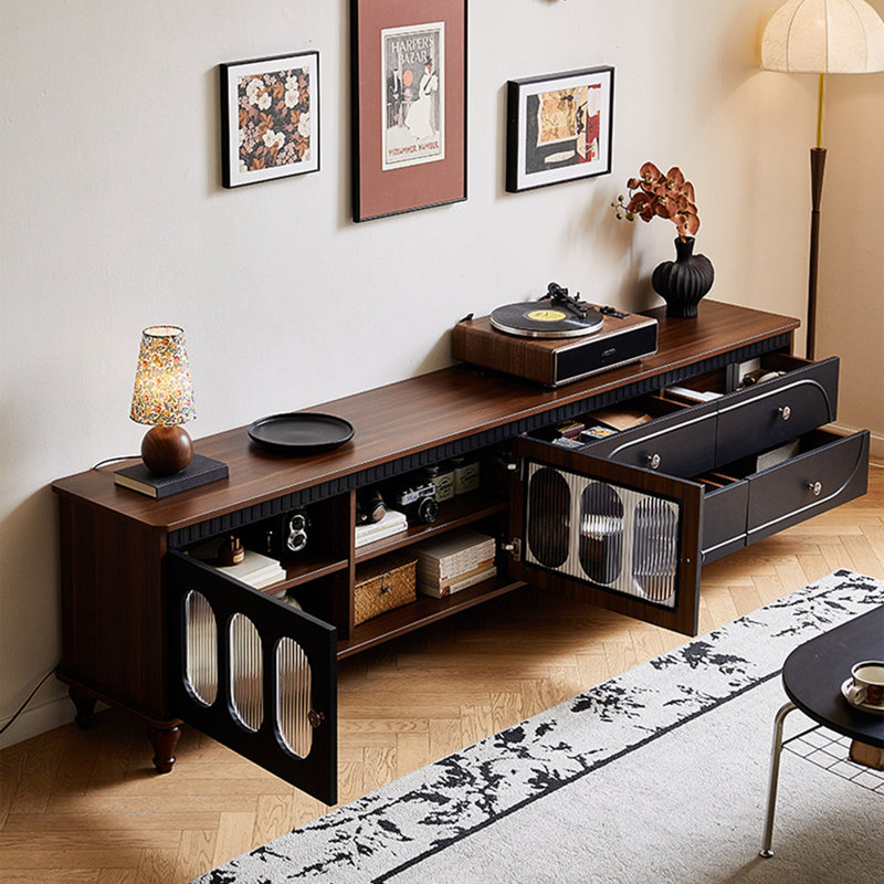 Wilsonville 2 Piece Coffee Table Set, Brown Wood