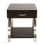 Table de bout Modern Living Furniture 1pc avec tablette inférieure et tiroir
