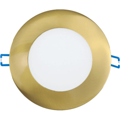 Perlglow 3 inch Ultra-Thin Slim Round Downlight Luminaire LED Recessed Light Fixtures Dimmable 5CCT