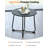 3 Pieces Outdoor Conversation Set, Metal Patio Bistro Set With 2 Outdoor Rocking Chairs And Side Table, Patio Furniture Set With Cushions For Apartment, Porch, Balcony, Poolside, Dark Grey-24362298