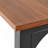 71in Rectangle Dining Table Wood Kitchen Table for 6-8 Person Brown (Only Table)