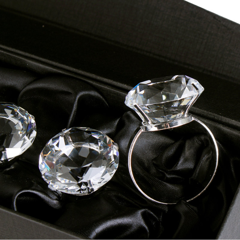 Rond de serviette diamant