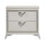 Ensemble de meubles de chambre à coucher à 2 tiroirs avec finition antique blanc