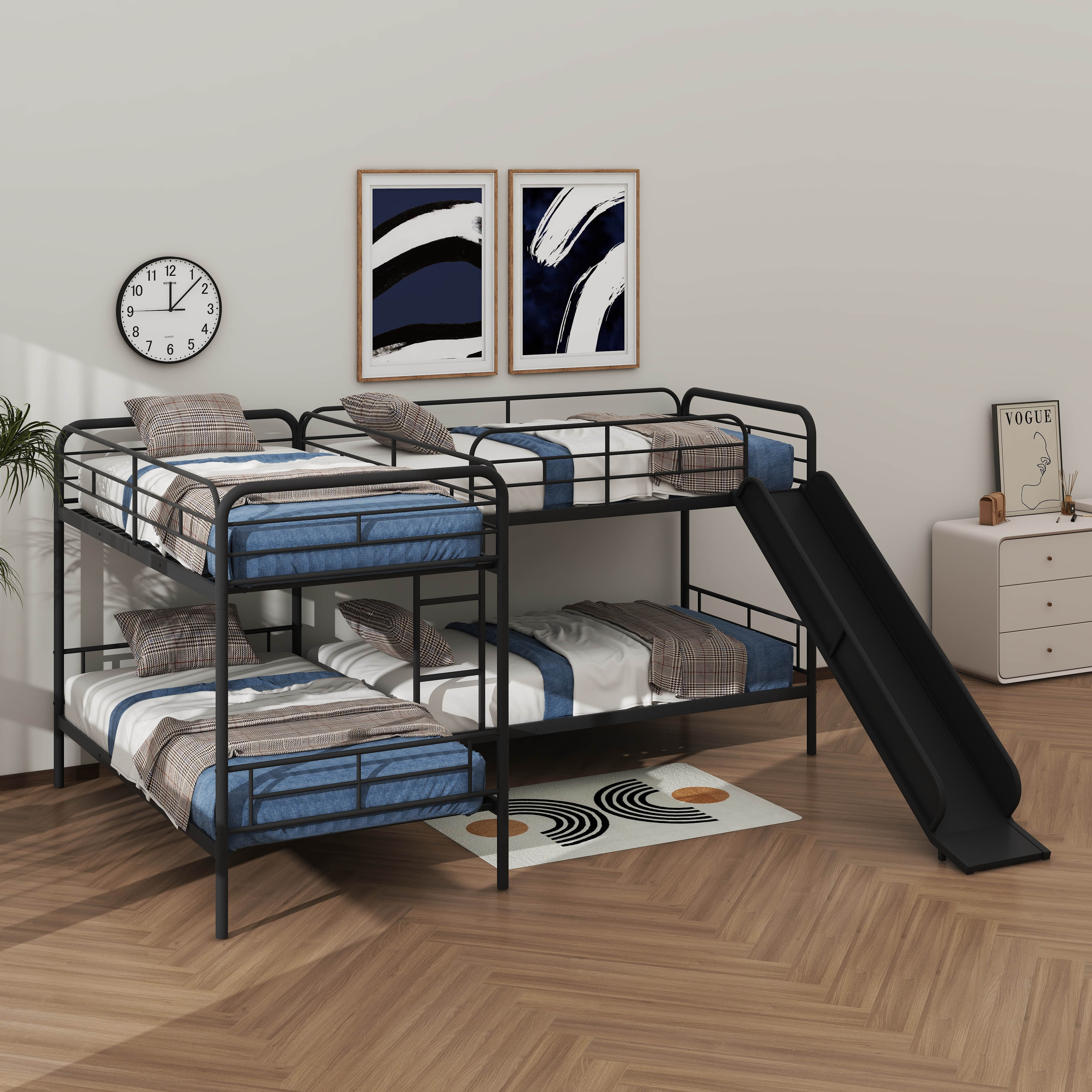 Isabelle & Max™ L Shaped Twin Size Bunk Bed Slide Ladder - Wayfair Canada