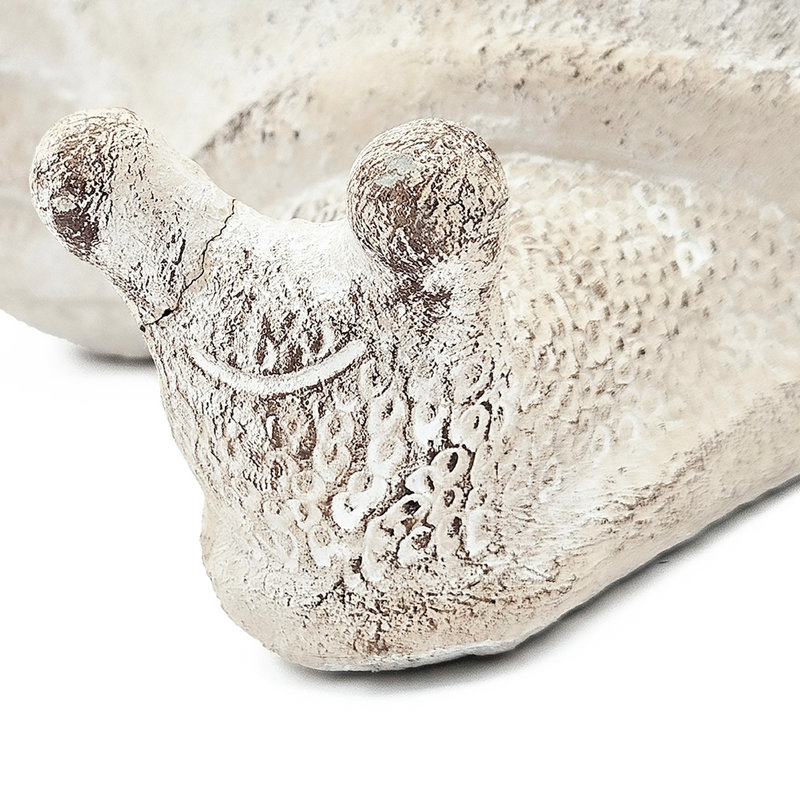 Textured Beige Finish Sand And Cement Planter 9.5X8.3X6 Inches, Creates A Relaxing Atmosphere In Your Home Inches Planter, Beautiful Decoration For Dining Room