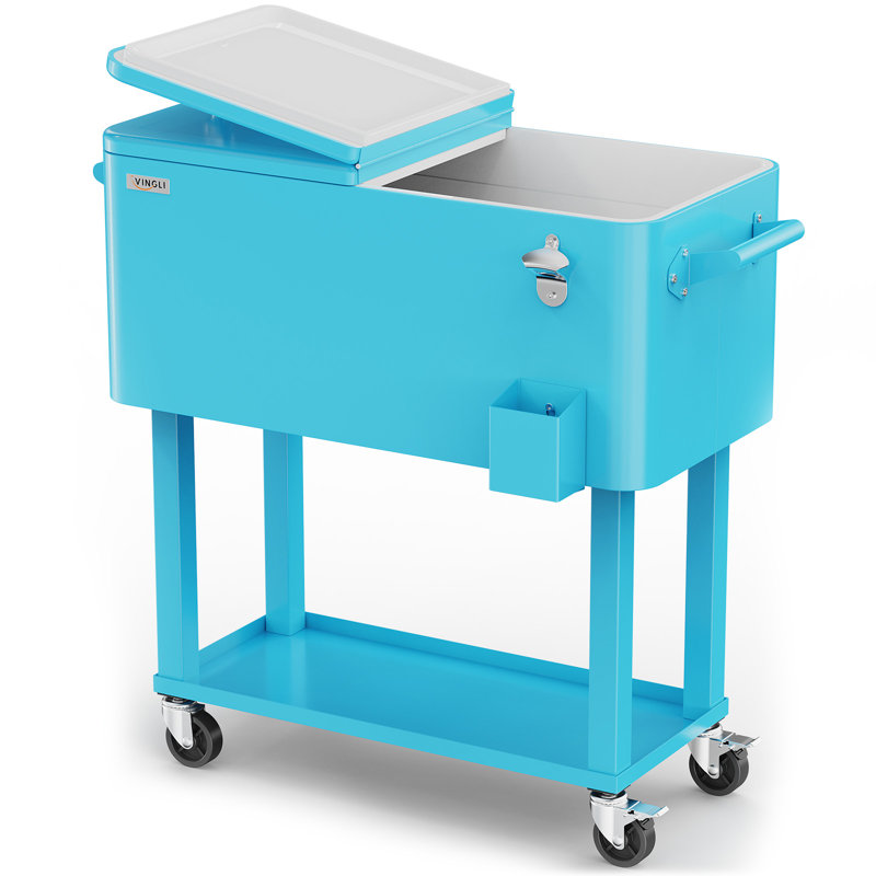 Chariot de refroidissement pour glacière 80QT, Bleu