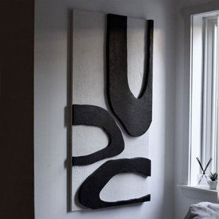 Art mural Mid-Century moderne en toile pour salon