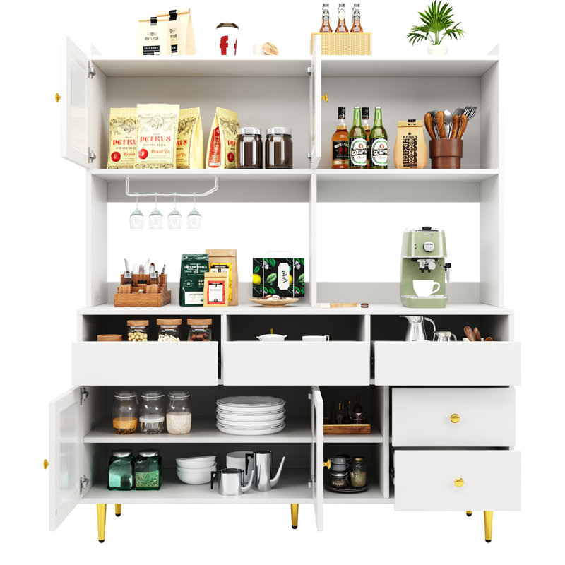 171cm Kitchen Pantry, White
