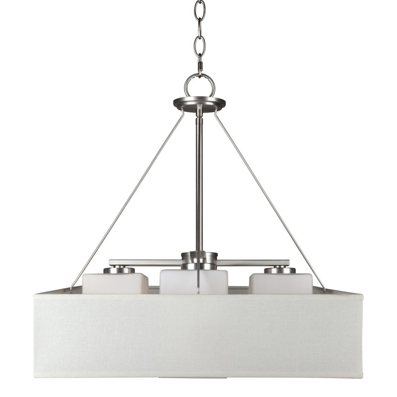 Lutz 4 - Light Dimmable Square Chandelier