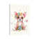 Sweet Frenchie by Sillier Than Sally - Wrapped Canvas Print