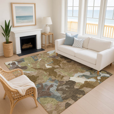 Premium Machine Washable Mayfield AMF2161 modern Rug