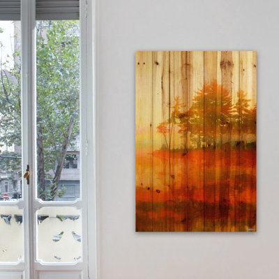 « kamloops »-reproduction de photo sur bois