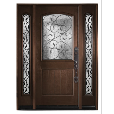 60'' x 80'' Paneled Fiberglass Front Entry Doors