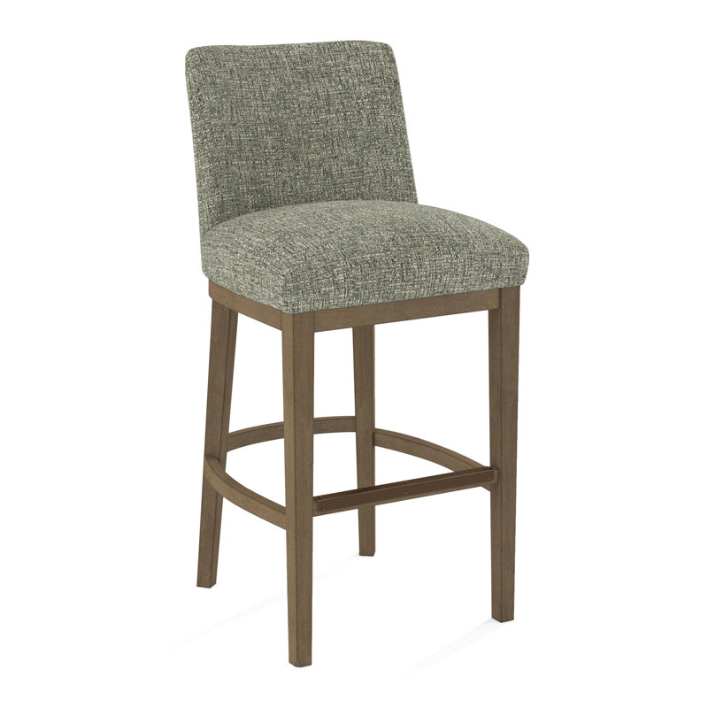 Upholstered Stool, 61585-76, Weathered Gray