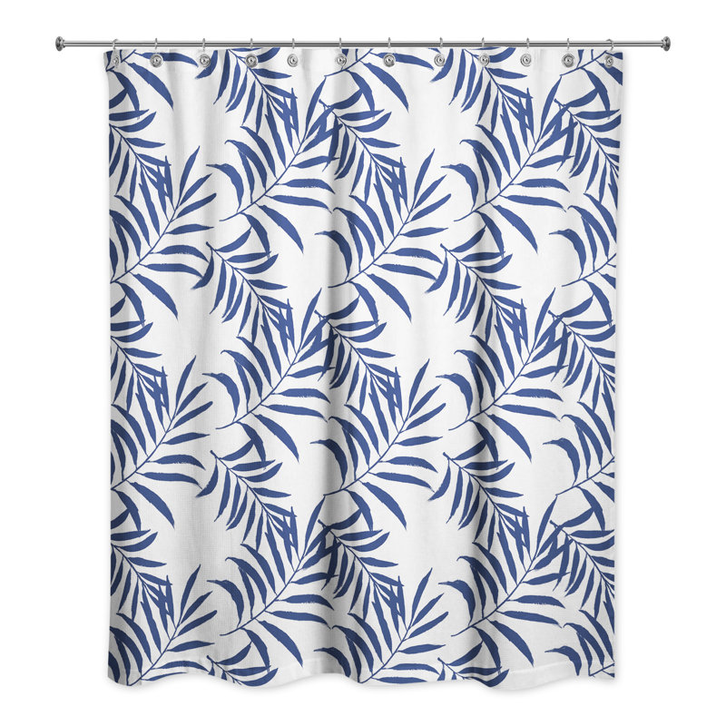 Rideau de douche Rithvin, Bleu marine