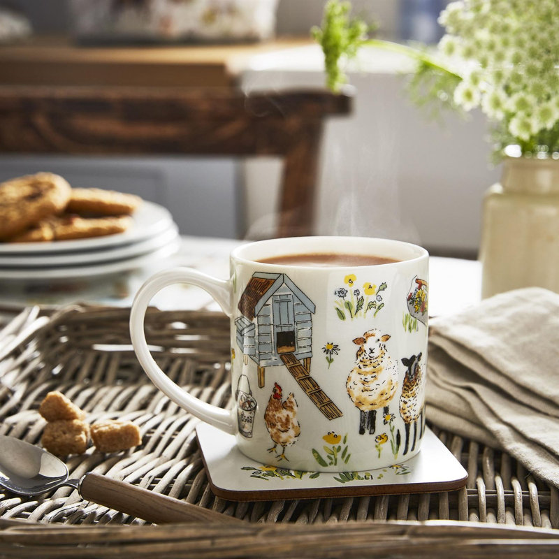 Portman Farm Bone China Coffee Mug