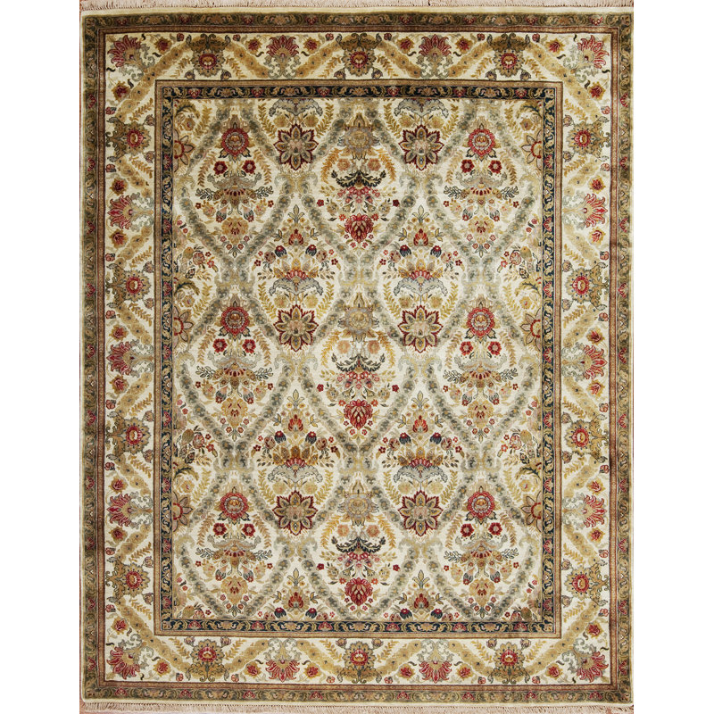 Golden Age Hand Knotted Wool Area Rug, Rectangle  12' x 15'
