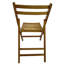 4 chaises pliantes en bois massif - pour des emplacements polyvalents pliables ou fabriqués à partir de tout usage