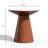 Ansel 18.9" Sintered Stone Round End Table-62978459