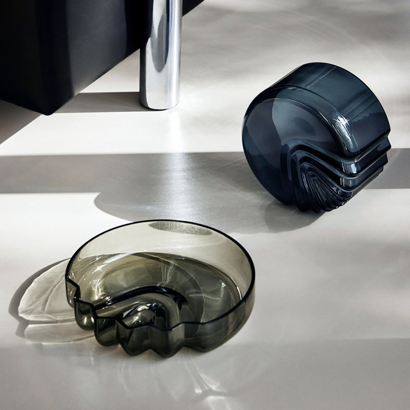 PULSE Decorative Tray, Smoke
