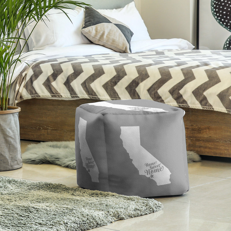 Repose-pieds à cubes los angeles the home, Gris