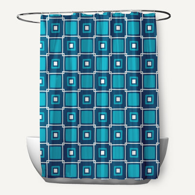 Eastbourne Geometric Shower Curtain