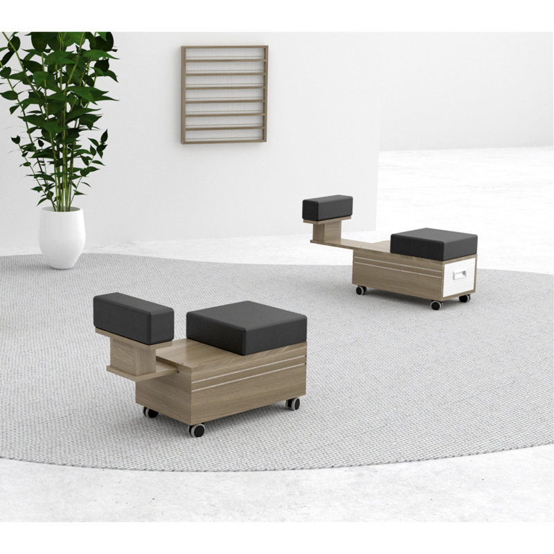 Tabouret Alera Ii Pedicart (brun), Bois clair