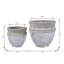 Ensemble de 2 pots à plantes en terre cuite Uma naturel vieilli