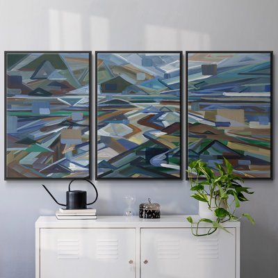Low Tide - Multi Piece Framed Canvas-UBOR142C