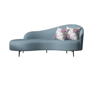 Simple Style Of Elastic Sponge Recliner Upholstered Chaise Lounge