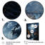 Moonlit Cliffside Mistery Landscape I - Moon, art mural-1161627011-1221138579