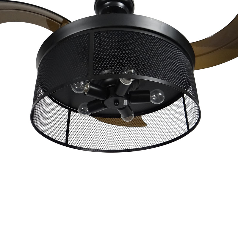 42'' Smart Ceiling Fan With Wall Control, Light Kit Included,Works With Google Assistant And Amazon Alexa,Siri Shortcut.